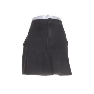 Spijkerrok (Zwart) van Romwe Katoen, Polyester
