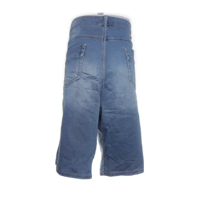 Denim shorts (Blauw) van Big Fashion Katoen, Elastaan, Polyester
