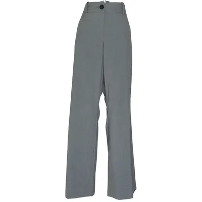Kostuumbroek (Grijs) van Generous by Lindex Elastaan, Polyester, Viscose