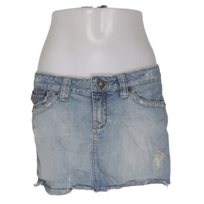 Jeansnederdel (Blå) fra Topshop Moto Bomuld