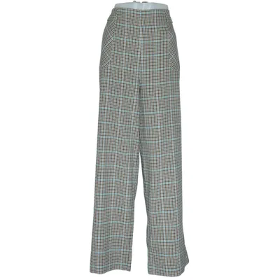 Jakkesætsbukser (Beige, Blå, Sort) fra Mademoiselle Yéyé Elastan, Genanvendt polyester, Viscose