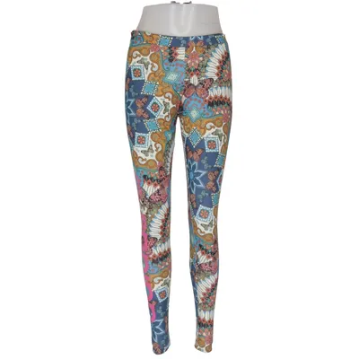 Leggings (Blauw, Meerkleurig) van Adidas Originals Elastaan, Polyester