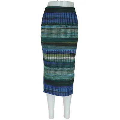 Jupe (Bleu, Vert, Multicolore) de NLY One Élasthane, Polyester