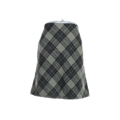 Kjol (Grön, Flerfärgad) från Laura Ashley Acetat, Ull