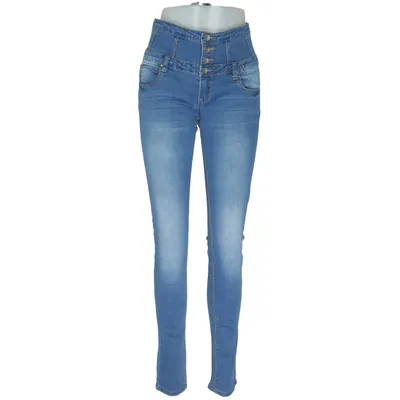 Spijkerbroek (Blauw) van Queen Hearts Katoen, Elastaan, Polyester