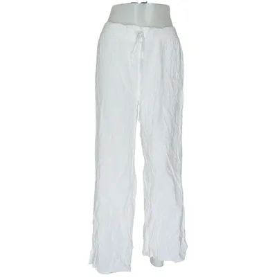 Pantalon (Blanc) de Cynthia Rowley Lin, Viscose