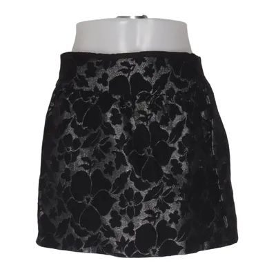Skirt (Black, Gray) from Urban Outfitters Acrylic, Cotton, Metallic fiber, Polyester