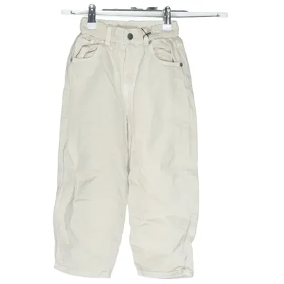 Pants (Beige) from Zara Cotton