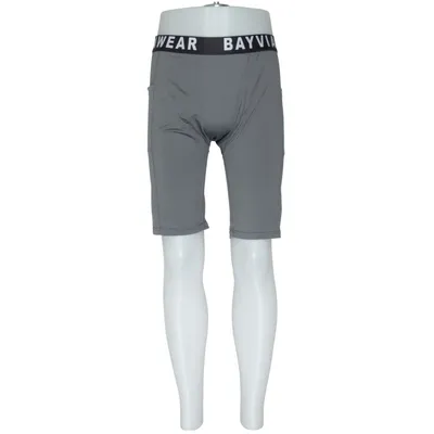 Short de compression (Gris) de A Wear Élasthane, Polyester
