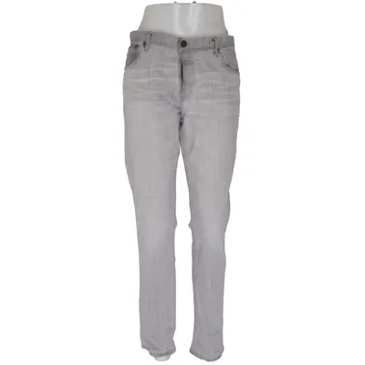 Jeans (Grå) från Moussy Bomull, Polyuretan