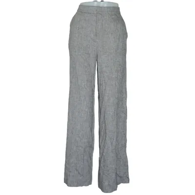 Palazzo pants (Gray) from H&M Linen, Polyester, Viscose