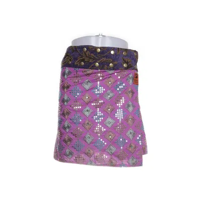 Wikkelrok (Lila, Meerkleurig) van ZAND Amsterdam Katoen, Polyester, Leer, Wol, Viscose, Nylon
