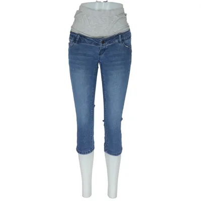 Short maternité (Bleu) de Mamalicious Polyester, Coton recyclé, Viscose
