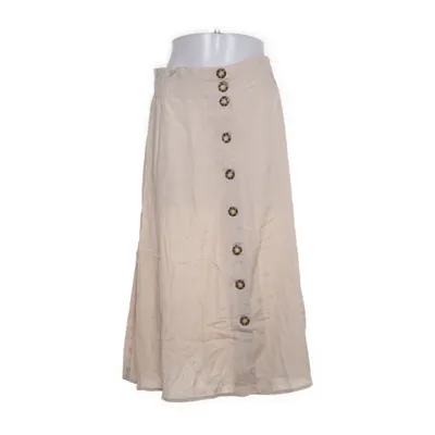 Skirt (Beige) from Lascana Cotton, Linen, Viscose