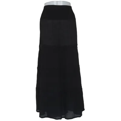Långkjol (Svart) från Indiska Polyester, Viskos