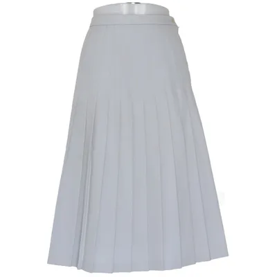 Nederdel (Grå) fra Anne Bruse Polyester, Uld