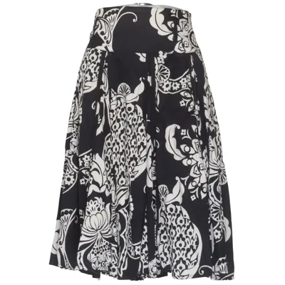 Jupe (Noir, Blanc) de Zara Basic Coton