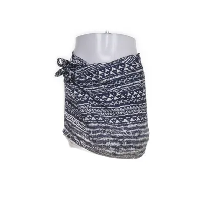 Wrap skirt (Blue, White) from Suiteblanco Polyester
