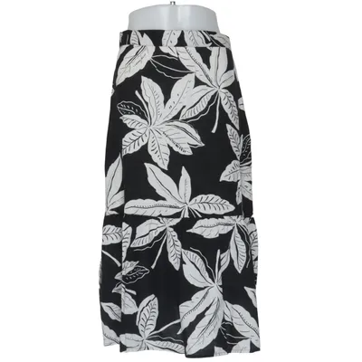 Nederdel (Sort, Hvid) fra M&S Collection Bomuld