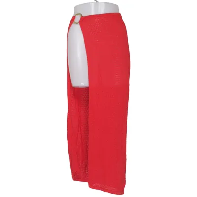 Jupe de plage (Rouge) de Monday Swimwear Polyamide, Viscose