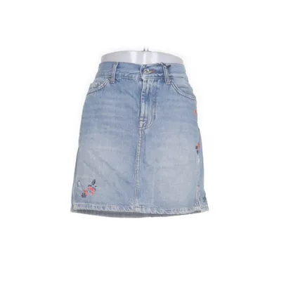 Spijkerrok (Blauw) van 7 for All Mankind Katoen