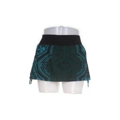 Skirt (Green, Multicolored) from Guru Shop Cotton