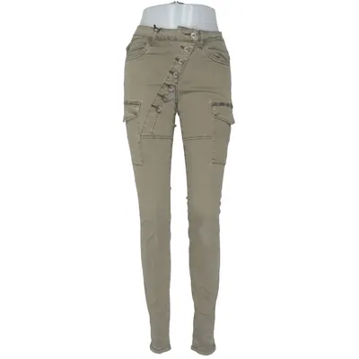Cargo pants (Green) from Cream Cotton, Elastane