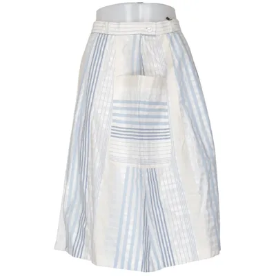 Skirt (Blue, White) from Birgitta Cotton, Viscose
