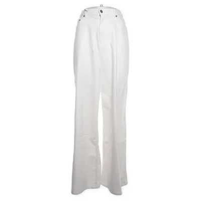 Palazzo broek (Wit) van The Frankie Shop Katoen, Elastaan, Polyester