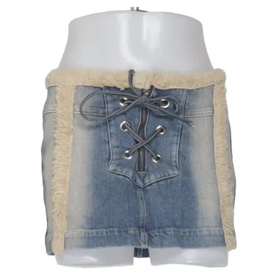 Spijkerrok (Blauw, Beige) van Shyx Katoen, Elastaan