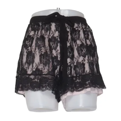 Pyjamasshorts (Sort, Beige) fra Isabella Elastan, Polyamid, Viscose