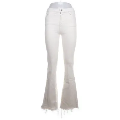 Jeans (Vit) från Zara Bomull, Elastan