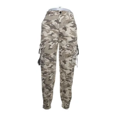 Cargobyxor (Beige, Flerfärgad) från FB Sister Bomull, Elastan