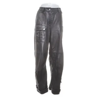 Leren broek (Zwart) van Remain Polyester, Leer