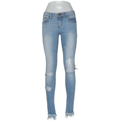 Jeans (Blå) från One Teaspoon Bomull, Elastan