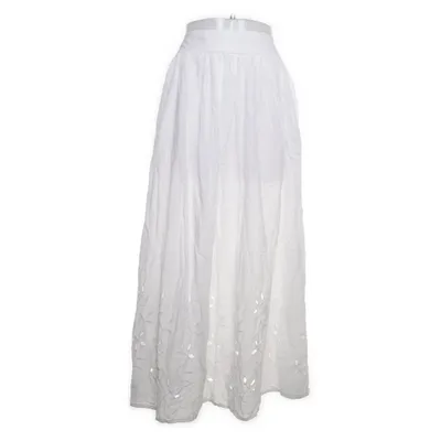 Långkjol (Vit) från H&M Conscious Collection