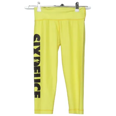 Träningstights (Gul, Svart) från Six Deuce Elastan, Polyester