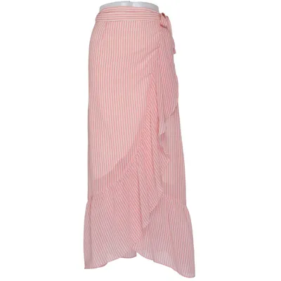 Jupe portefeuille (Rouge, Blanc) de Neo Noir Polyester