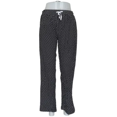 Pajama pants (Black, White) from Wäschepur Cotton, Viscose