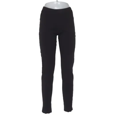 Pantalon (Noir) de Large Coton, Élasthane