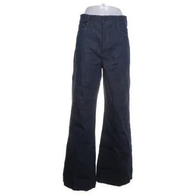 Byxor (Blå) från Raw Polyester, Bomull, Skinn