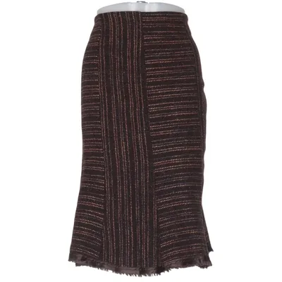 Jupe (Marron, Multicolore) de Details Acrylique, Polyester, Laine