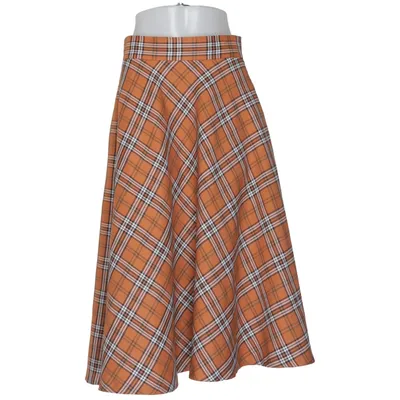 Skirt (Brown, Black, White) from Bialcon Polyester
