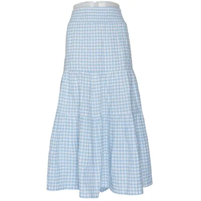 Nederdel (Blå, Hvid) fra Women Essentials by Tchibo Økologisk bomuld, Genanvendt polyester