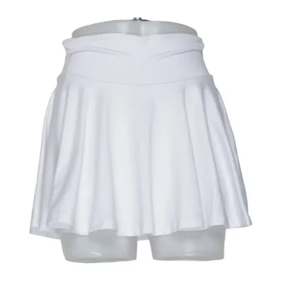 Jupe de sport (Blanc) de Shein Élasthane, Polyester