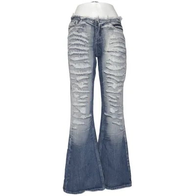 Jean (Bleu) de Jaded London Coton, Polyester, Viscose
