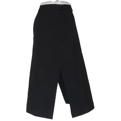 Kokerrok (Zwart) van H&M Studio Viscose, Wol