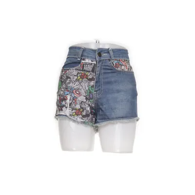 Jeansshorts (Blå, Flerfärgad) från Marvel Comics Bomull, Elastan, Polyester
