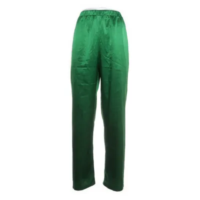 Pantalon patte d'éléphant (Vert) de List Soie