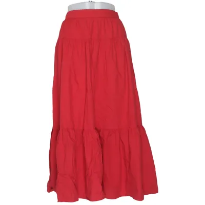 Maxi nederdel (Rød) fra Abercrombie & Fitch Bomuld, Polyester